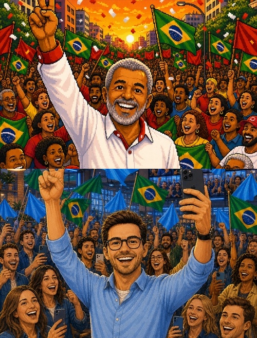 Comemoração da vitória eleitoral